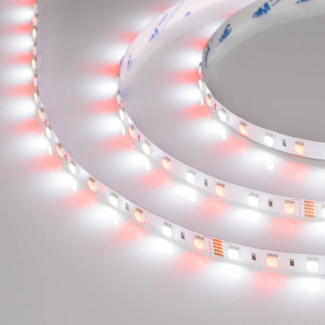 Лента RT6-5050-60 24V RGB-White 2x (300 LED) (ARL, 14.4 Вт/м, IP20)