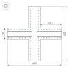 Крестовина SL-LINIA32-FANTOM (ARL, Металл)
