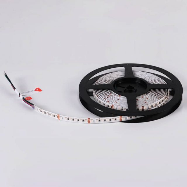 Лента RT 2-5000 24V RGB 10mm (4040, 120 LED/m, LUX) (ARL, 13.2 Вт/м, IP20)