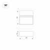 Светильник LGD-TRACE-S100x100-4W Warm3000 (GR, 65 deg, 230V) (ARL, IP65 Металл, 3 года)