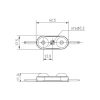 Модуль герметичный ARL-ORION-R07-12V Cool (2835, 2 LED, 170 deg) (ARL, Закрытый)