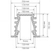 Профиль TOP-DEEP-F-2000 ANOD (K13,P15) (ARL, Алюминий)