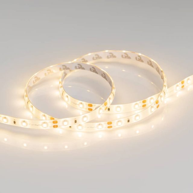 Лента RTW 2-5000SE 12V Warm (3528, 300 LED, LUX) (ARL, 4.8 Вт/м, IP65)