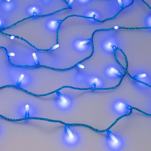 Светодиодная гирлянда ARD-STRING-CLASSIC-10000-BLUE-100LED-MILK-STD Blue (230V, 7W) (ARDCL, IP65)