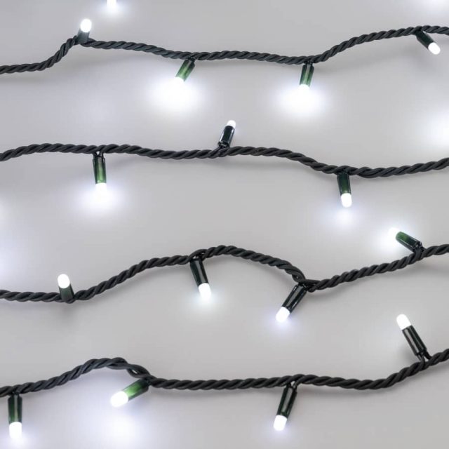 Светодиодная гирлянда ARD-STRING-PRO-1000-GREEN-100LED-MILK-PULSE White (230V, 7W) (ARDCL, IP65)