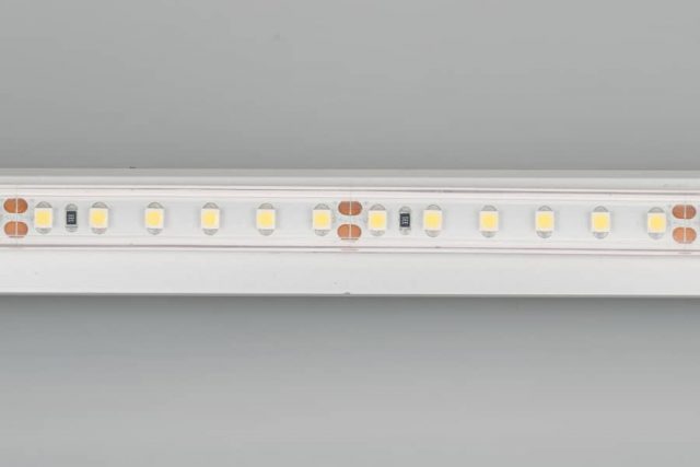 Лента RTW 2-5000PS-50m 24V White6000 2x (3528, 120 LED/m, LUX) (ARL, 9.6 Вт/м, IP67)