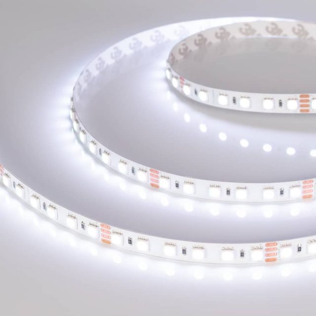 Лента RT 2-5000 24V RGB 3x (5060, 420 LED, LUX) (ARL, 21 Вт/м, IP20)