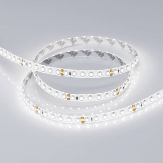 Лента RTW 2-5000SE 24V White 2x(3528, 600 LED, LUX) (ARL, 9.6 Вт/м, IP65)