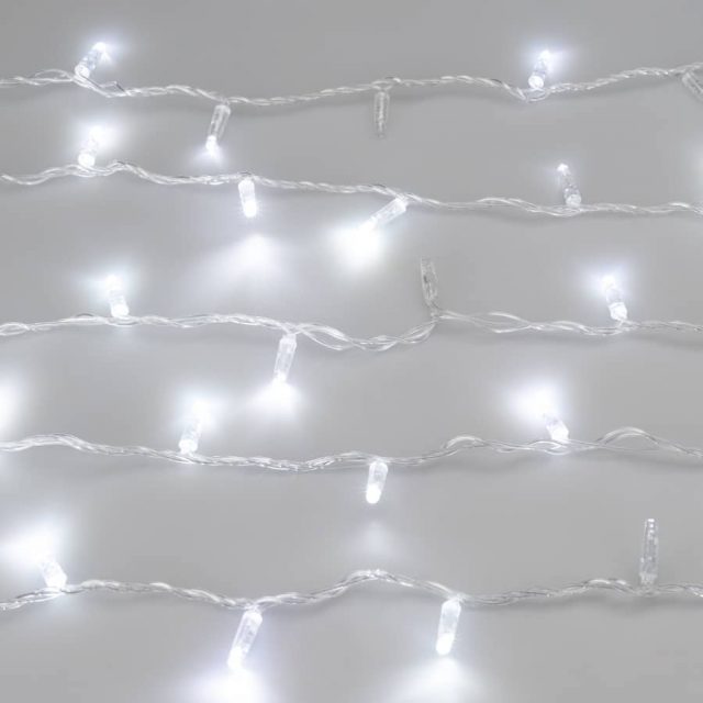 Светодиодная гирлянда ARD-STRING-CLASSIC-1000-CLEAR-100LED-PULSE White (230V, 7W) (ARDCL, IP65)