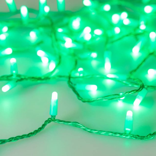 Светодиодная гирлянда ARD-STRING-CLASSIC-10000-GREEN-100LED-MILK-STD Green (230V, 7W) (ARDCL, IP65)