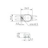 Модуль герметичный ARL-ORION-R03-12V Cool (2835, 1 LED, 170 deg) (ARL, Закрытый)