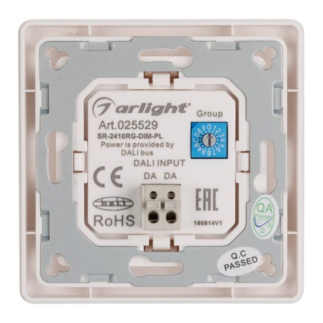 INTELLIGENT ARLIGHT Роторная панель DALI-233-1G-DIM-IN (BUS, Backlight) (IARL, -)