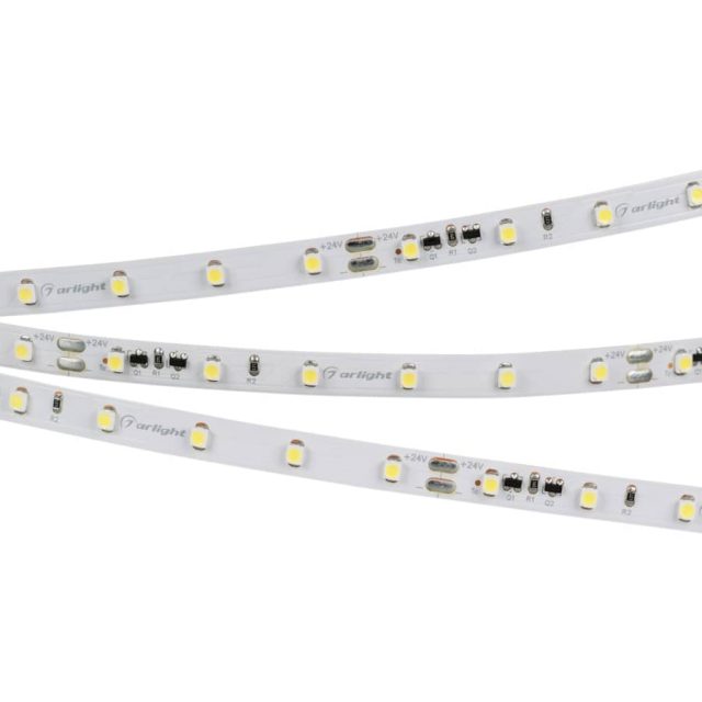 Лента RT-10000 24V White5500 (3528, 60 LED/m, 10m) (ARL, 4.8 Вт/м, IP20)