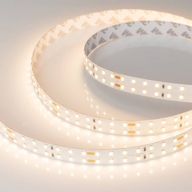 Лента RT 2-5000 24V Warm3000 2×2 (2835, 980 LED, LUX) (ARL, 20 Вт/м, IP20)