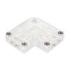 Коннектор угловой для ленты ARL-50000PV (15.5x6mm) прозрачный (ARL, Пластик)
