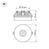 Светильник LTD-80R-Opal-Roll 2x3W White (ARL, IP40 Пластик, 3 года)