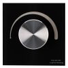 Панель Rotary SMART-P28-DIM Black (12-24V, 2.4G) (ARL, IP20 Пластик, 5 лет)