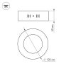 Светильник SP-R120-6W Day White (ARL, IP20 Металл, 3 года)