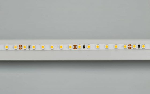 Лента RT 2-5000 24V Warm2400 5mm 2x (3528, 600 LED, LUX) (ARL, 9.6 Вт/м, IP20)