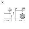Светодиодный светильник LGD-1530WH-30W-4TR Warm White 24deg (ARL, IP20 Металл, 3 года)
