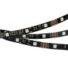 Лента SPI-5000-AM 12V RGB (5060,150 LED x3,1804, Black) (ARL, Открытый, IP20)