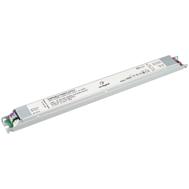 Блок питания ARV-24080-LONG-PFC-DALI (24V, 3.4A, 80W) (ARL, IP20 Металл, 7 лет)