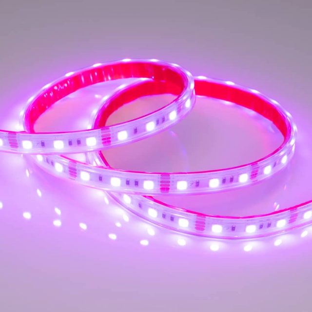 Лента RTW 2-5000PS 12V RGB 2x (5060, 300 LED, LUX) (ARL, 14.4 Вт/м, IP67)