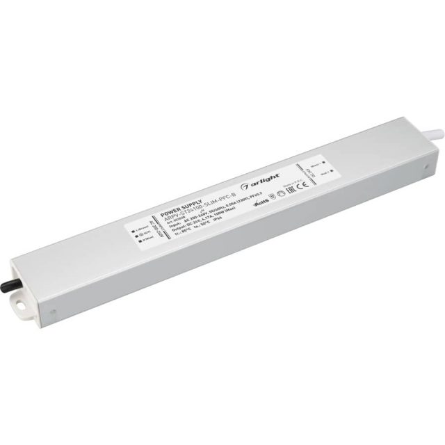 Блок питания ARPV-ST24100-SLIM-PFC-B (24V, 4.2A, 100W) (ARL, IP67 Металл, 3 года)