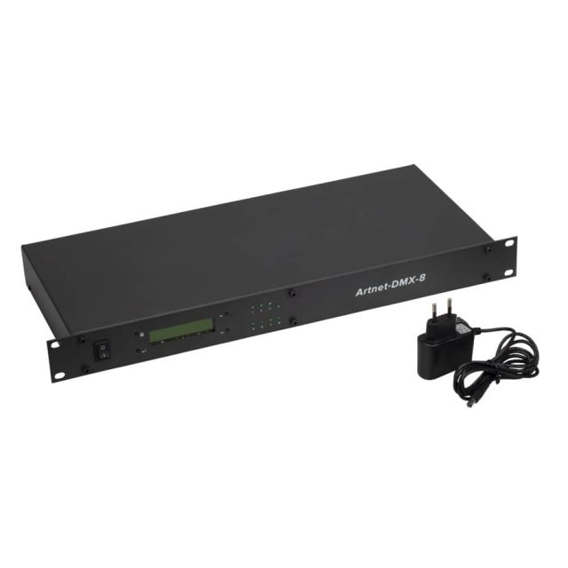 Контроллер LT-Artnet-DMX-8 (220V, 4096CH) (ARL, IP20 Металл, 1 год)