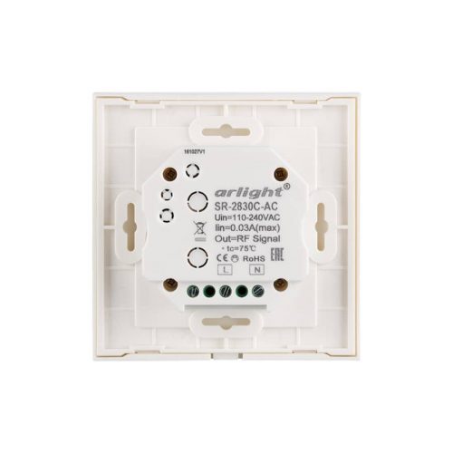 Панель Sens SR-2830C-AC-RF-IN White (220V,RGB+CCT,4зоны) (ARL, IP20 Пластик, 3 года)