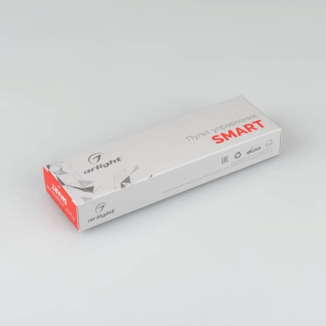 Пульт SMART-R38-DIM (1 зона, 2.4G) (ARL, IP20 Пластик, 5 лет)