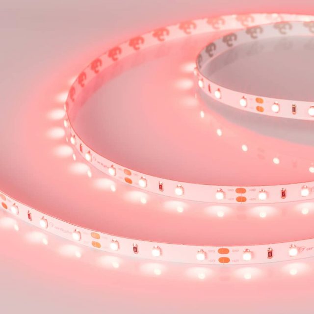 Лента RT 2-5000 12V Red (3528, 300 LED, LUX) (ARL, 4.8 Вт/м, IP20)