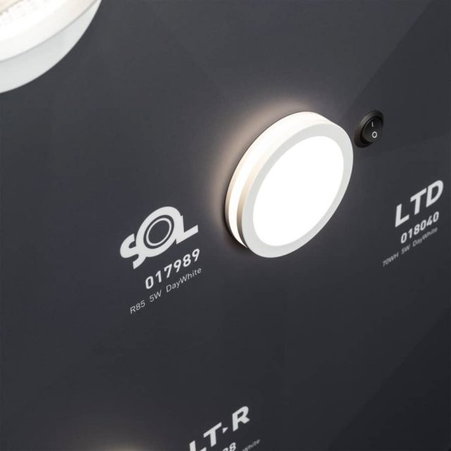 Стенд Интерьерные светильники Е31-1760х600mm (DB 3мм, пленка) (ARL, -)
