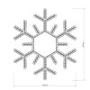 Фигура ARD-SNOWFLAKE-M5-600×600-360LED White (230V, 20W) (ARDCL, IP65)