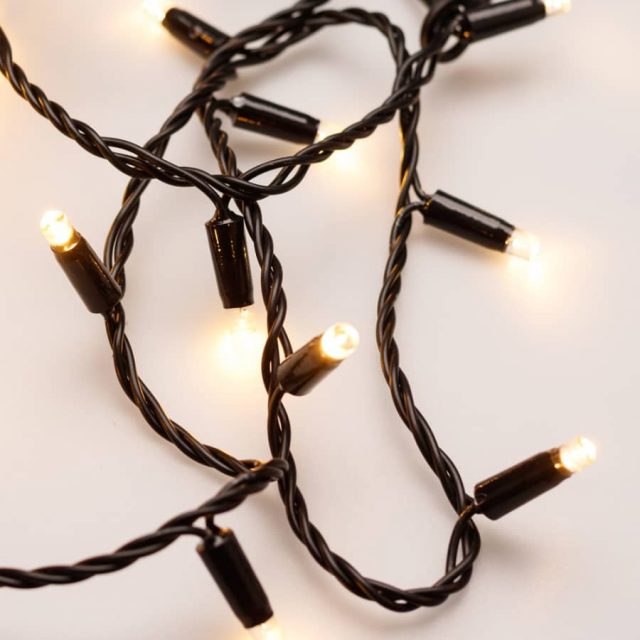 Светодиодная гирлянда ARD-STRING-PRO-10000-BLACK-100LED-STD WARM (230V, 7W) (ARDCL, IP65)