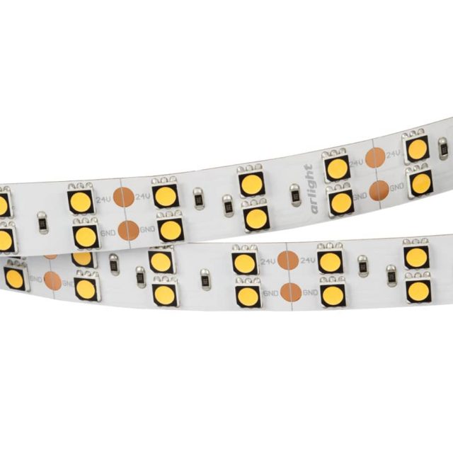 Лента RT 2-5000 24V Warm3000 2×2 (5060, 600 LED, CRI98) (ARL, 28.8 Вт/м, IP20)