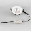 Светодиодный светильник LTD-105WH-FROST-9W Warm White 110deg (ARL, IP44 Металл, 3 года)