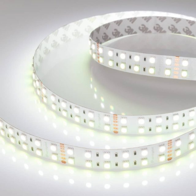 Лента RT 2-5000 24V RGB-White 2×2 (5060, 720 LED, LUX) (ARL, 32 Вт/м, IP20)