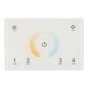 Панель Sens SMART-P81-MIX White (230V, 4 зоны, 2.4G) (ARL, IP20 Пластик, 5 лет)