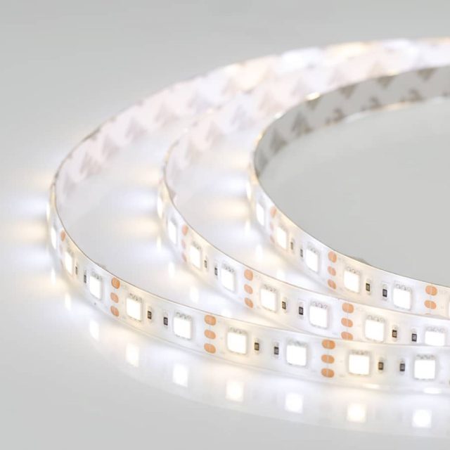 Лента RTW 2-5000SE 12V White-MIX 2x (5060, 300 LED, LUX) (ARL, 14.4 Вт/м, IP65)