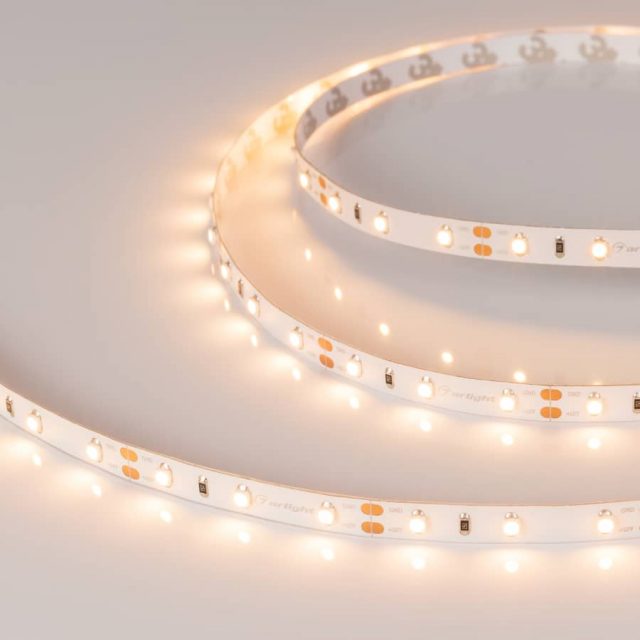 Лента RT 2-5000 12V Warm2700 (3528, 300 LED, CRI98) (ARL, 4.8 Вт/м, IP20)