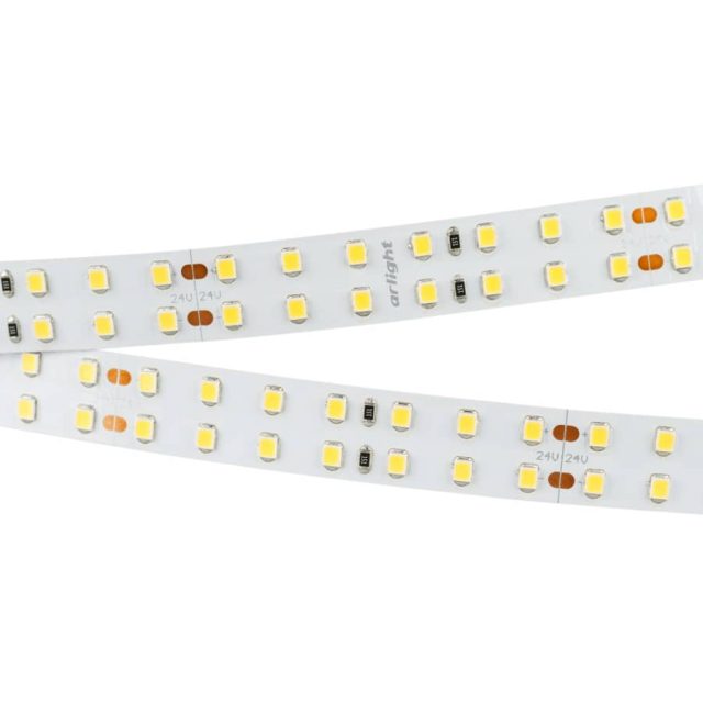 Лента RT 2-5000 24V Warm2700 2×2 (2835, 980 LED, CRI98) (ARL, 20 Вт/м, IP20)