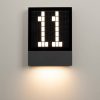 Светильник LGD-SIGN-WALL-S150x200-3W Warm3000 (GR, 148 deg, 230V) (ARL, IP54 Металл, 3 года)