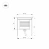 Светильник LTD-GROUND-R110-15W Warm3000 (SL, 20 deg, 230V) (ARL, IP67 Металл, 3 года)