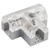 Соединитель тройной ARL-CLEAR-U15-2×90 (26x15mm) (ARL, Металл)