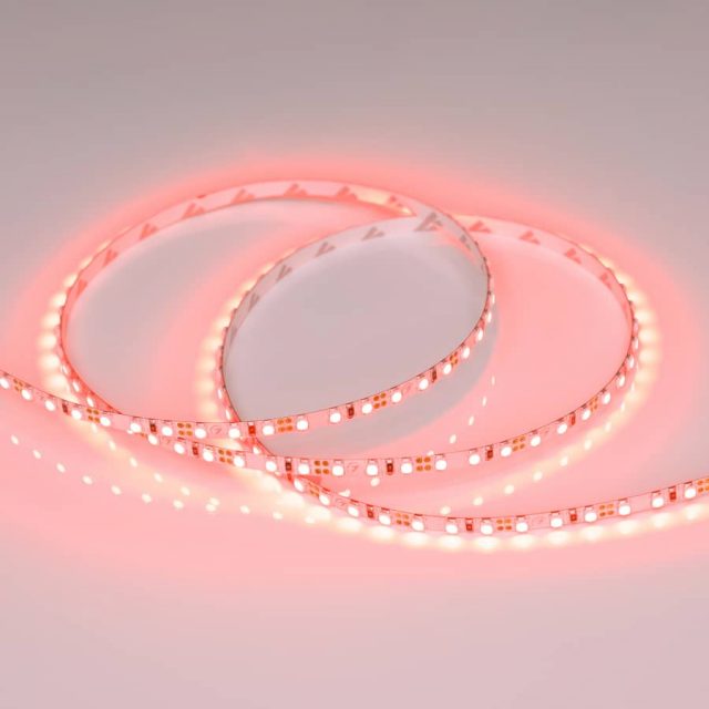 Лента RT 2-5000 12V Red 5mm 2x (3528, 600 LED, LUX) (ARL, 9.6 Вт/м, IP20)