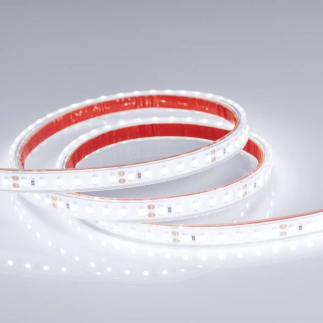 Лента RTW 2-5000PGS 24V White 2x (3528, 600 LED, LUX) (ARL, 9.6 Вт/м, IP67)