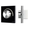 Панель SMART-P37-DIM-IN Black (230V, 1.5A, TRIAC, Rotary, 2.4G) (ARL, IP20 Пластик, 5 лет)