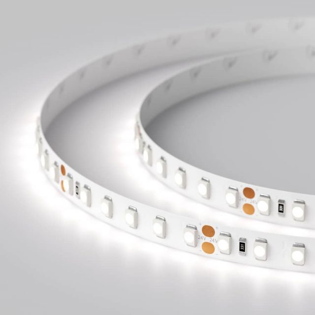 Лента RT 2-5000 24V White6000 2x (3528, 600 LED, LUX) (ARL, 9.6 Вт/м, IP20)