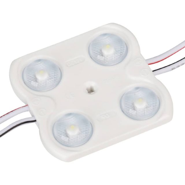 Модуль герметичный CRAFT-2835-4-12V White 170deg (45x43mm, 1.6W, IP67) (ARL, Закрытый)